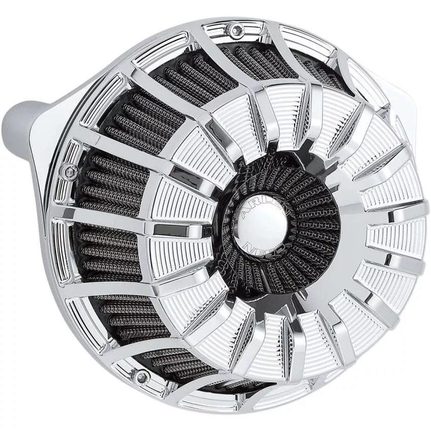 Arlen Ness 15-Spoke Inverted Series Stage 1 Air Cleaner for Harley Models