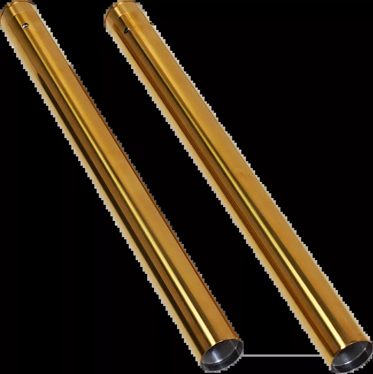 Arlen Ness 49mm Gold Front Fork Tubes for 2018-2026 Harley Softail FXBR FLHC