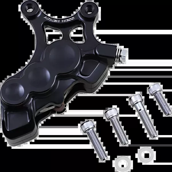Arlen NESS 6-Piston Caliper – Front Left – Black – 14″