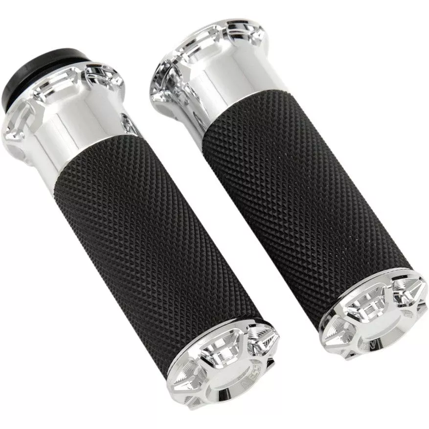 Arlen Ness Beveled Hand Grips for Harley