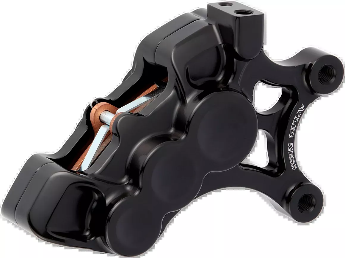 Arlen Ness Black 6-Piston Front Right Brake Caliper fits 2006-2026 Harley 14"