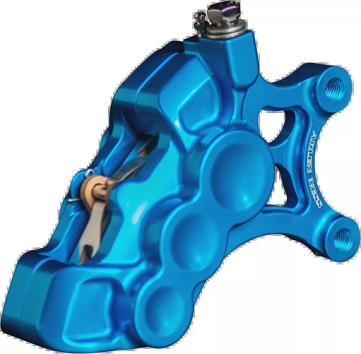 Arlen Ness Blue 6-Piston Front Right Brake Caliper for 2006-2026 Harley 11.8"