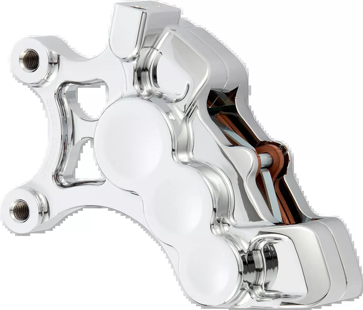 Arlen Ness Chrome 6-Piston Front Left Brake Caliper fits 2006-2026 Harley 14"