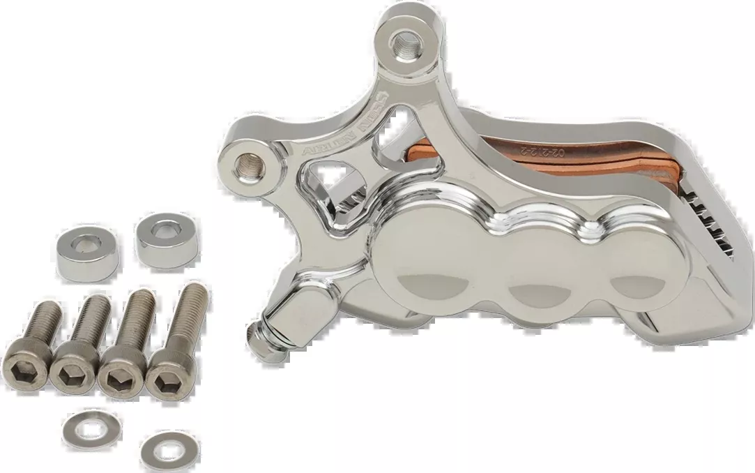 Arlen Ness Chrome 6-Piston Front Right Brake Caliper fits 2006-2026 Harley 14"