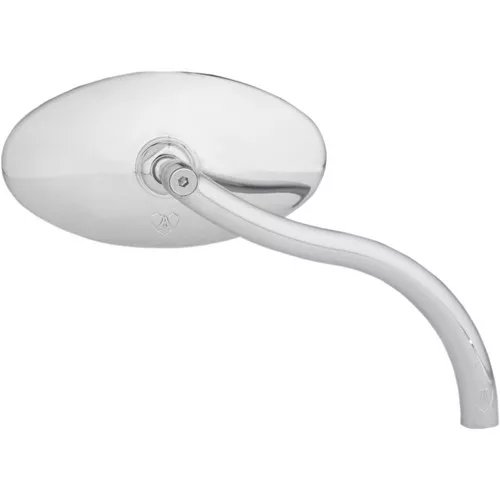 Arlen Ness Chrome Smooth Cat Eye Softbend Mirror