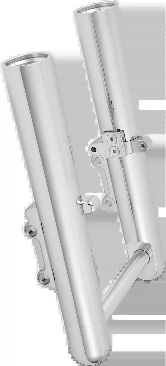 Arlen NESS Fork Legs – Chrome – Smooth – Dual Disc – ’00-’07 FLT