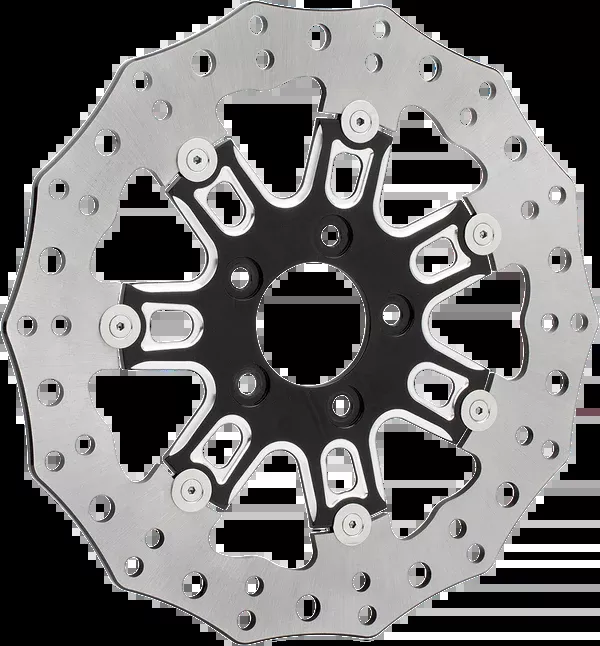 Arlen NESS Front Rotor – 7 Valve – 11.8″ – Black