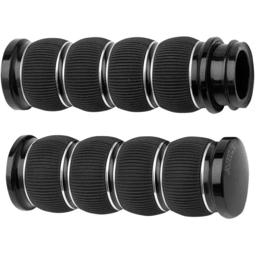 Arlen Ness Fusion Ring Leader Hand Grips for Harley