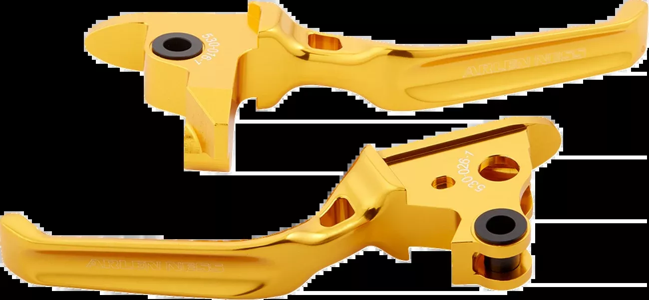 Arlen Ness Gold Method Clutch & Brake Levers for 2015-17 Harley Softail 530-027