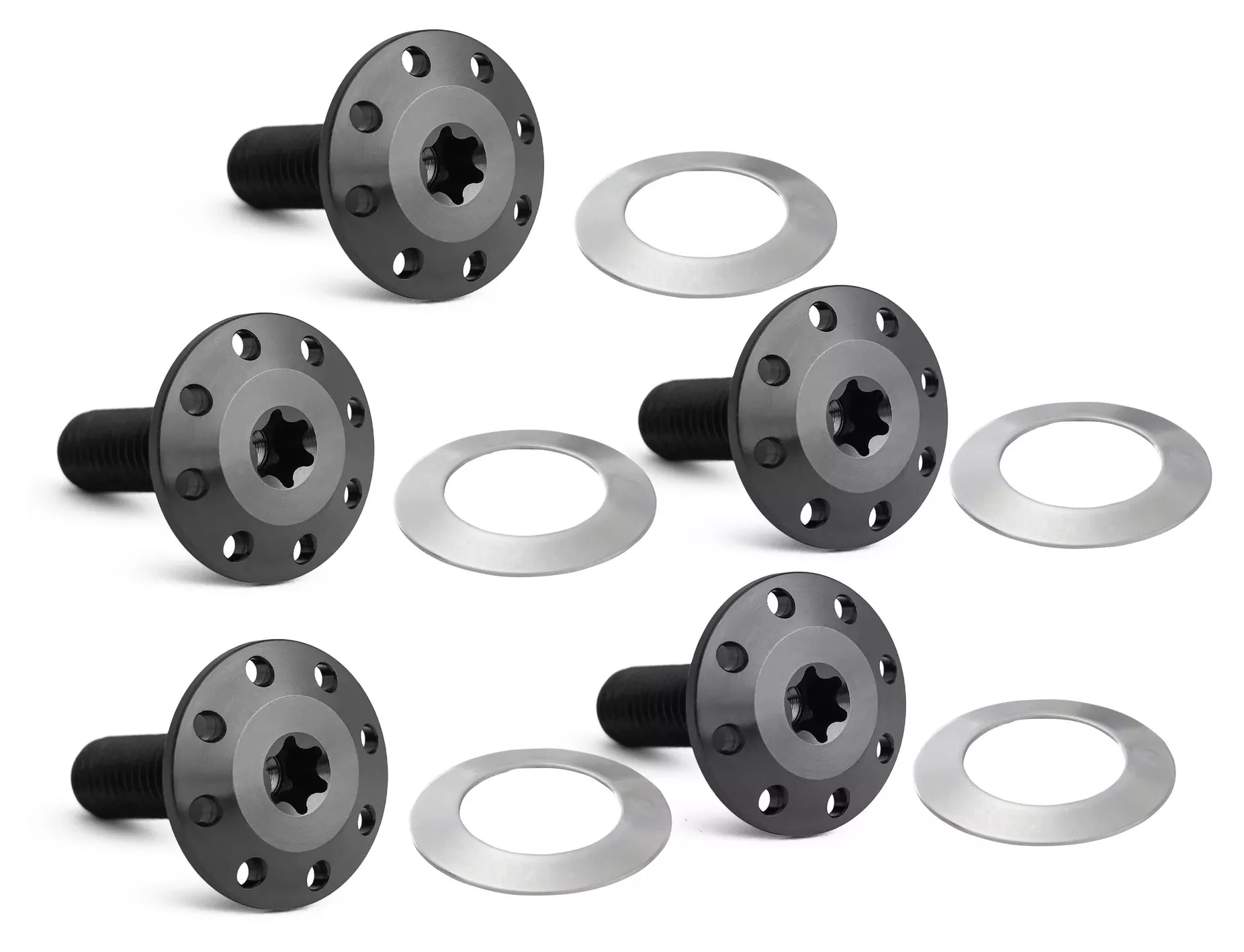 Arlen Ness Holeshot Titanium Spoke Mount Rotor Bolt Kit For Harley Touring 2009-2025