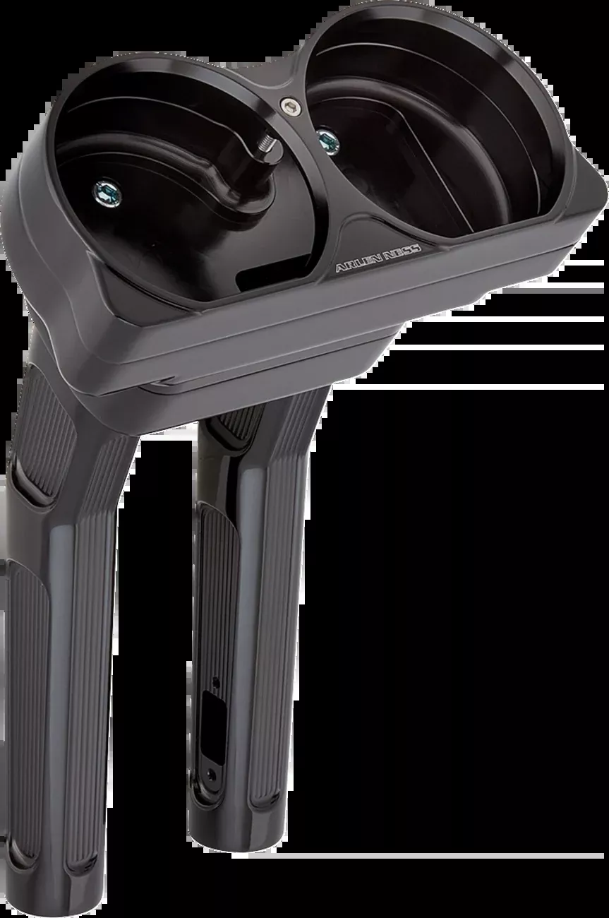 Arlen Ness Method 10" Black Kickback Handlebar Riser for 2015-2025 Road Glide