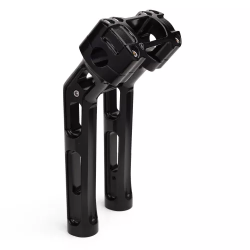 Arlen Ness Method 10" Risers w/ Gauge Cutout for 2018-2026 Harley Softail- Black