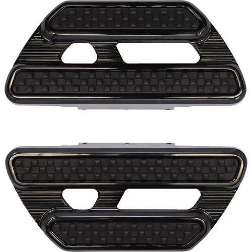 Arlen Ness Method Passenger Floorboards for 1984-2024 Harley Touring - Black