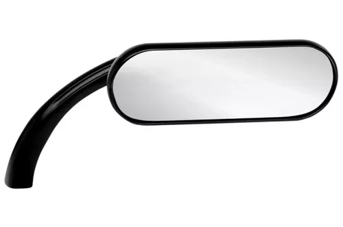 Arlen Ness Micro Mini Oval Black Right Mirror (13-413)