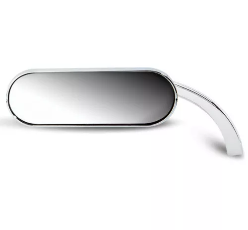Arlen Ness Micro Mirror Mini Oval Chrome Left (13-406)