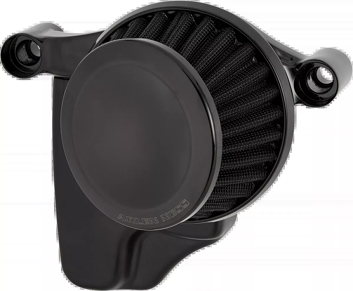 Arlen Ness Mini 22° Black Air Filter Kit for 1999-2017 Harley Touring Softail