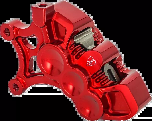 Arlen NESS Monoblock Axial Brake Caliper – 14″ – Left – Red
