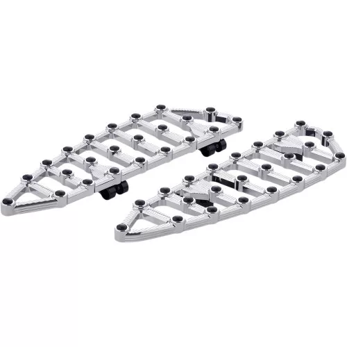 Arlen Ness MX Driver Floorboards for 2018-2022 Harley Softail - Chrome