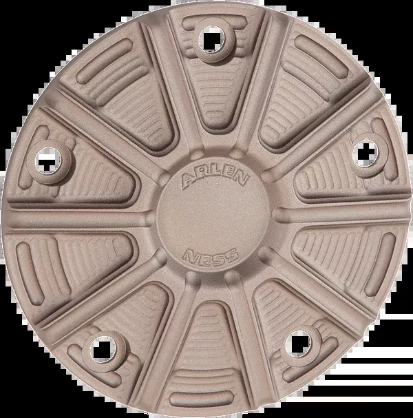 Arlen NESS Points Cover - Titanium - Twin Cam