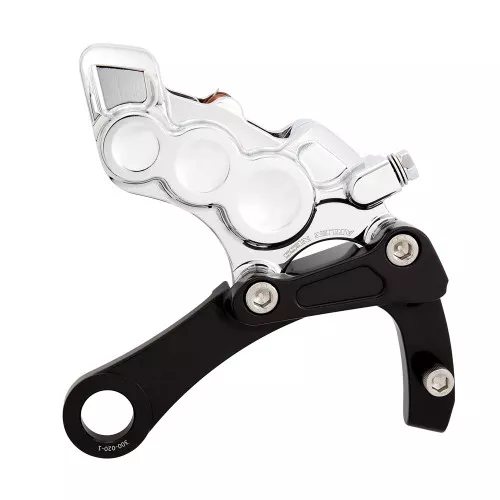 Arlen Ness Rear 6-Piston Caliper Kit for 2018-2024 Harley Softail - Chrome