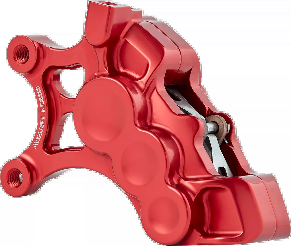 Arlen Ness Red 6-Piston Front Left Brake Caliper fits 2006-2026 Harley 14"