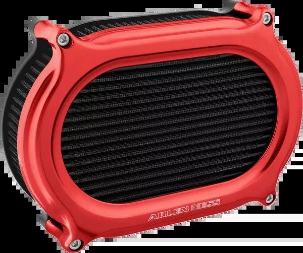Arlen NESS Stage 2 Oval Air Cleaner Kit – Red