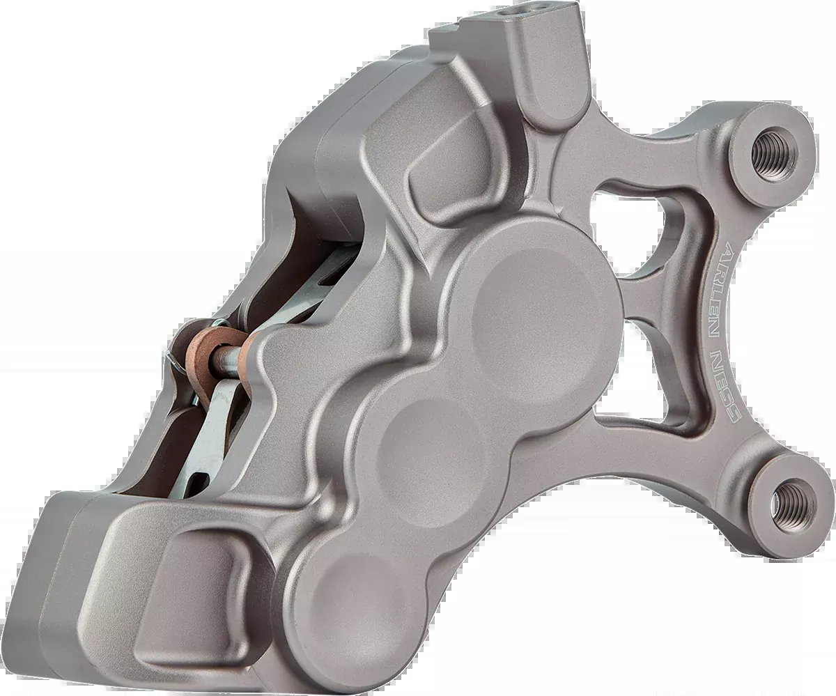 Arlen Ness Titanium 6-Piston Front Right Brake Caliper fits 2006-2026 Harley 14"