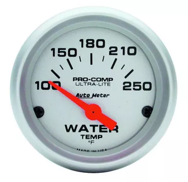 Autometer 2-1/16in U/L Water Temp Gauge 100-250 4337
