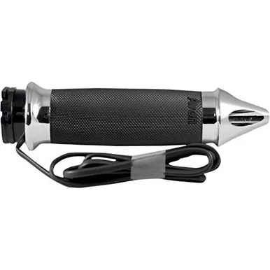 Avon Grips CC-85-CH-SPK-HT Custom Contour Spike Heated Grips Chrome
