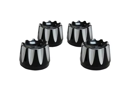 Avon Head Bolt Covers 4-pk Black Anodized Excalibur (HBC-304-ANO-EX)