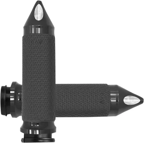 Avon Memory Foam Black Spike Fly by Wire Small 1.375" OD Grips (MF-63-AN-FLY-SP)