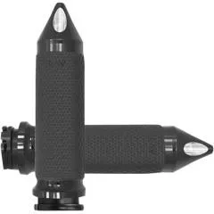 Avon Memory Foam Grips, Black Anodized, Med Spiked Cut, Cable