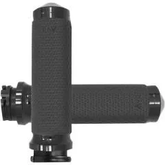 Avon Memory Foam Grips, Black Anodized, Sm Round Cut, Cable