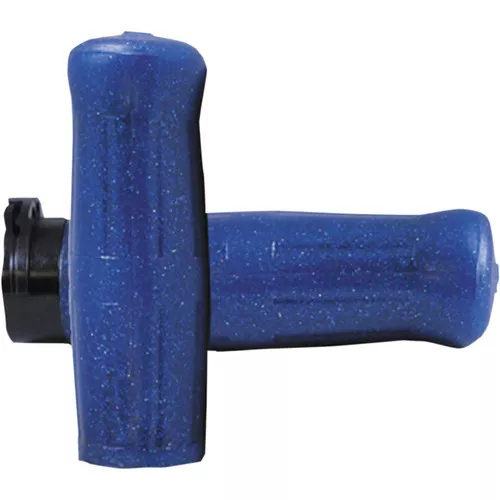 Avon Old School Rubber Grips for Harley Dual Cable - SparkleBlue