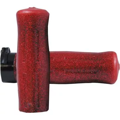 Avon Rubber Grips Sparkle Red