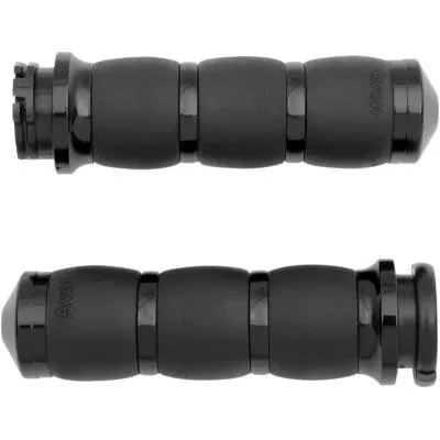 Avon Velvet Air Grips Black Anodized, 3Ring Cut, Cable
