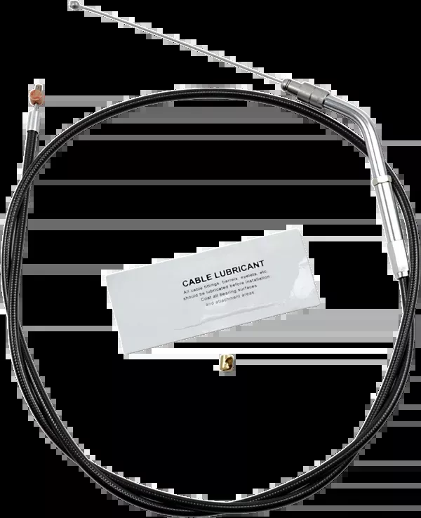 Barnett Black Vinyl Throttle Cable – 38-1/2″ Length