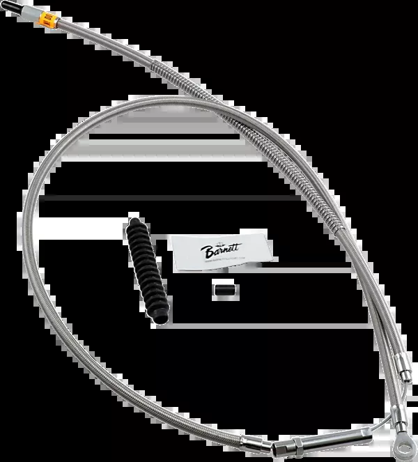 Barnett High-Efficiency Stainless Steel Clutch Cable For Harley-Davidson – +6″ – ’07 Touring