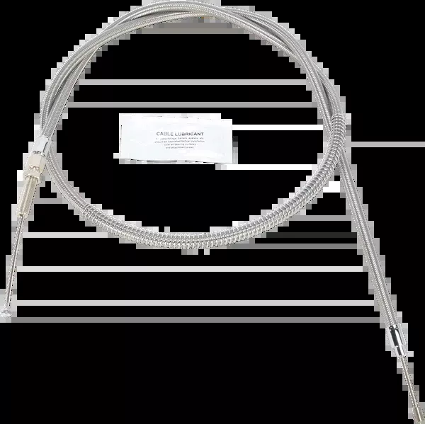 Barnett High-Efficiency Stainless Steel Clutch Cable For Harley-Davidson – +6″ – ’68-’85