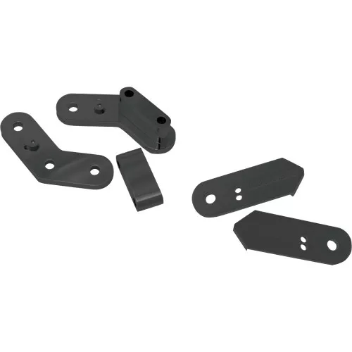 Baron Passenger Floorboard Brackets Black (BA-7060-00)