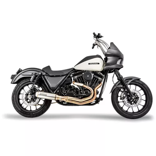 Bassani 2-1 Super Bike Exhaust for Harley FXR