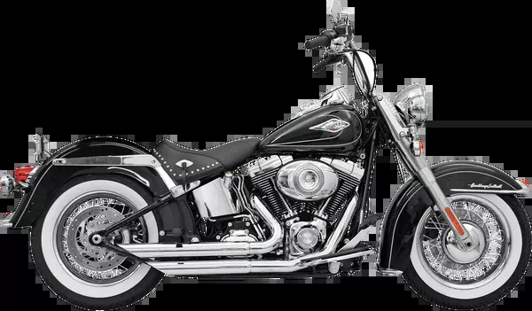 Bassani Xhaust FireFlight Exhaust – Chrome – Softail