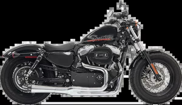Bassani Xhaust Mega Power Exhaust – Chrome – Short – ’04-’13 XL With Mid/Forward Controls