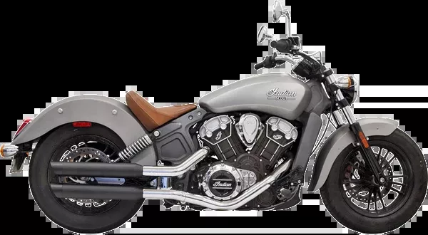 Bassani Xhaust Slip-On Mufflers – 3″ – Billet End Cap – Black