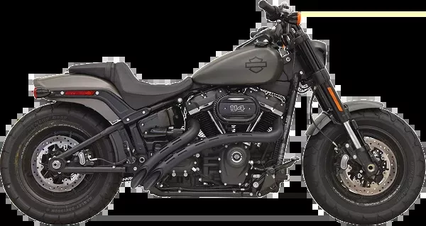 Bassani Xhaust Sweeper Exhaust – Black/Black