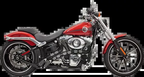 Bassani Xhaust Sweeper Exhaust – Chrome/Black
