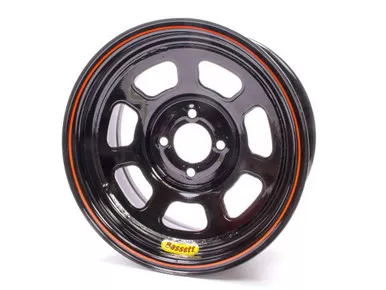 Bassett Wheel 14x7 D-Hole 4x100mm 3in Black 47SH3