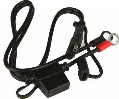 Battery Tender Ring Terminal Harness Black 2' - 081-0069-6