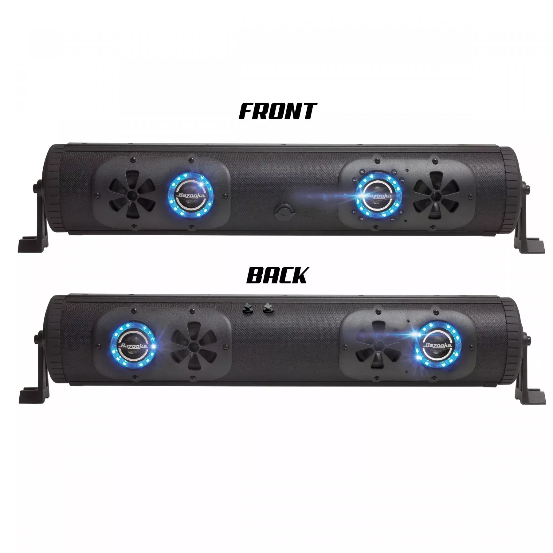 Bazooka 2-Way Bluetooth 24" Party Bar Double Sided G2 with LED RGB BPB24-DS-G2