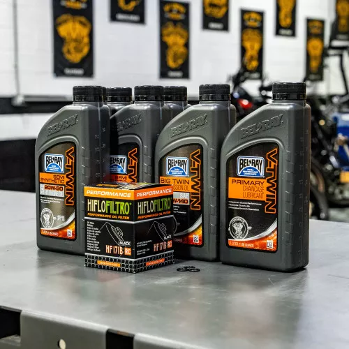 Bel-Ray V-Twin Oil Change Tune Up Kit for Harley M8